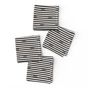 Monster Teeth Stripe (small) in black and ivory white for Halloween