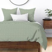  3/8" Gingham: Powdery Forest Gingham Check, Green Buffalo Plaid, Buffalo Check