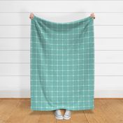 Green polka plaid /  small