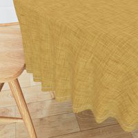 Solid Yellow Mustard Linen Texture Medieval Nautical 