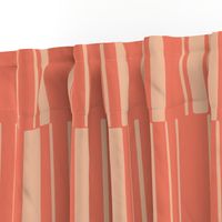 Coral abstract stripe