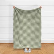 Sage Stucco Diagonal Plaid Small Scale