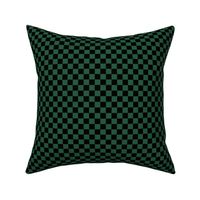 0.5 in Checkerboard in black and Castleton Green