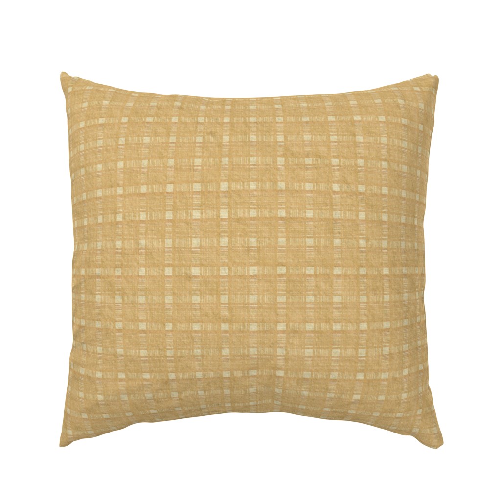 Heathered Rustic Gingham Bryant Gold