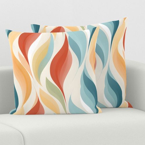 Muted Rainbow Waves - large