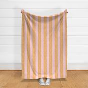 Palm leaf stripe with dots/vibrant orange and blush/medium 