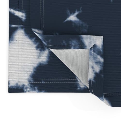 Navy blue Storm - Tie Dye Shibori Texture