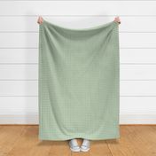 Small Scale Gingham Checker Happy Holidays Coordinate in Green