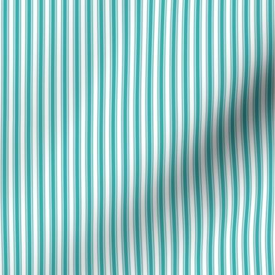 teal ticking stripes