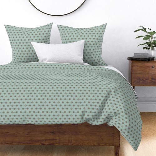 (S) Retro Twinkling Geometric Stars with Tails on Robin's Egg Blue