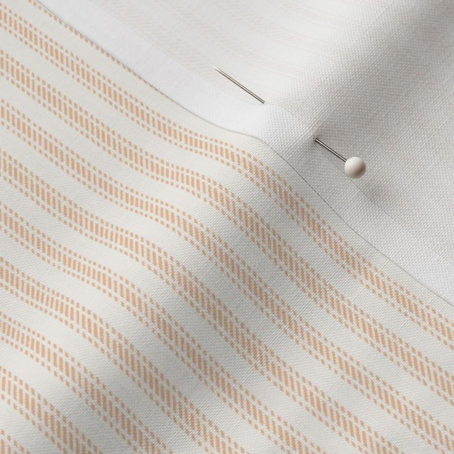 Classic Ticking Stripes // Peach Fuzz