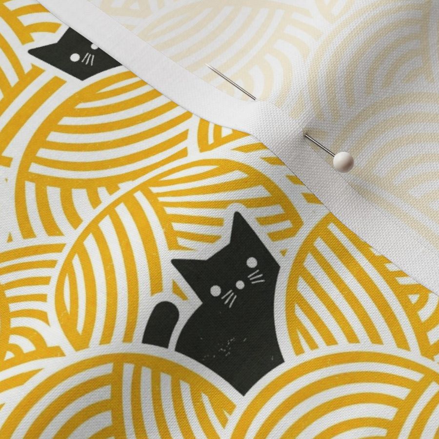 XS - Yarn Cats Yellow