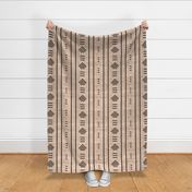 Beige African Mudcloth Inspired