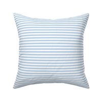 1/4 Inch Stripe Light Blue and White