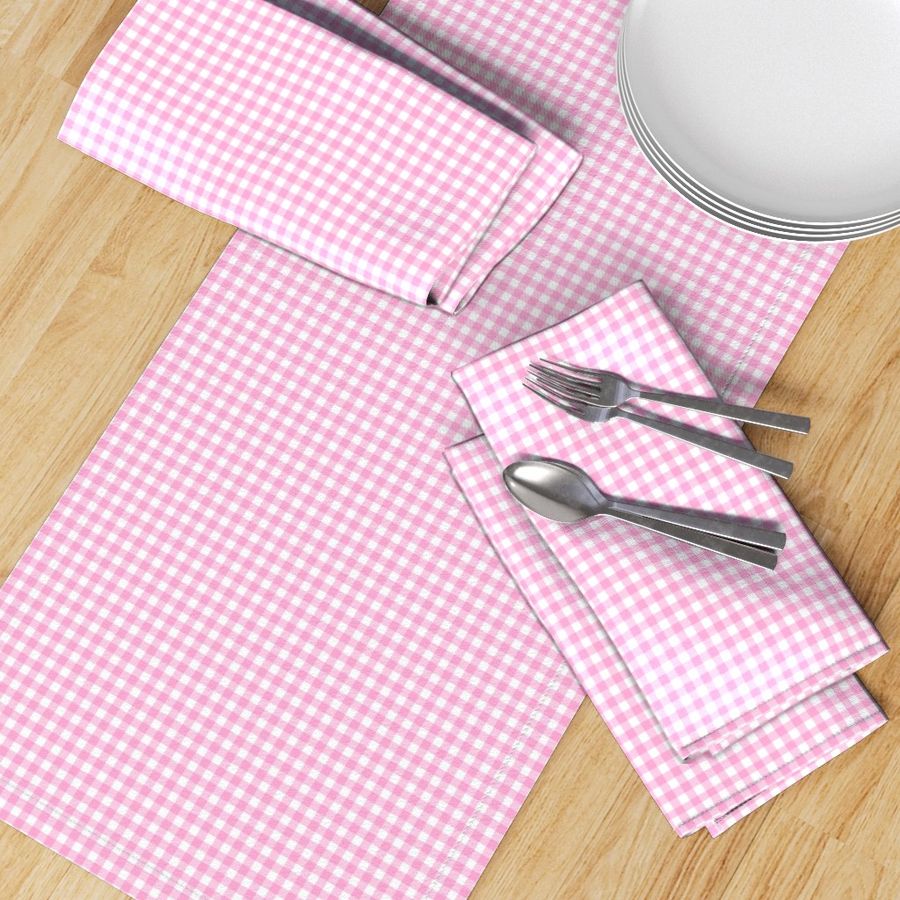 BLUSH GINGHAM 1-4 INCH