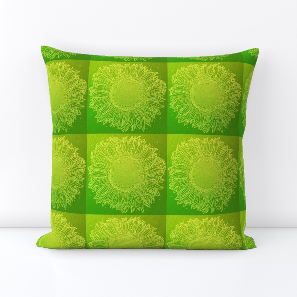 Peridot Green Sunflower