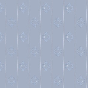 French stripe-Wedgwood blue - light