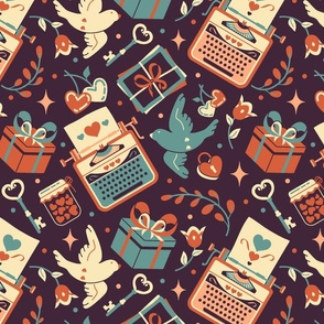 Retro_love_all_over_print