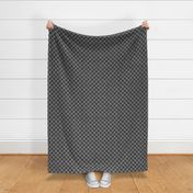 Checker Board black white Japanese block print style