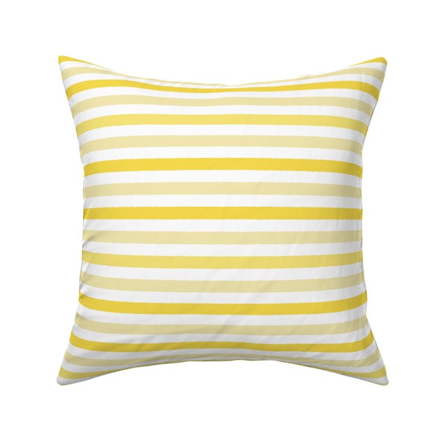 1/2 inch Lemon Yellow Stripes Horizontal