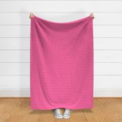 Small scale / Horizontal 5 thin pastel stripes on bright pink / Cool monochromatic light rose pale lines on rich deep jewel fuchsia / simple classic 60s 70s modern fun bold hot dark blender