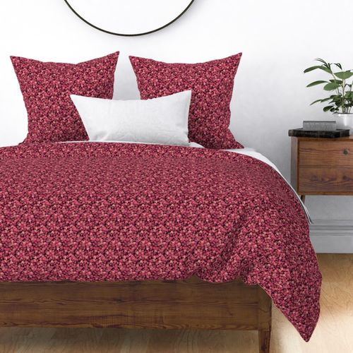 Scattered Burgundy Blossoms-mini