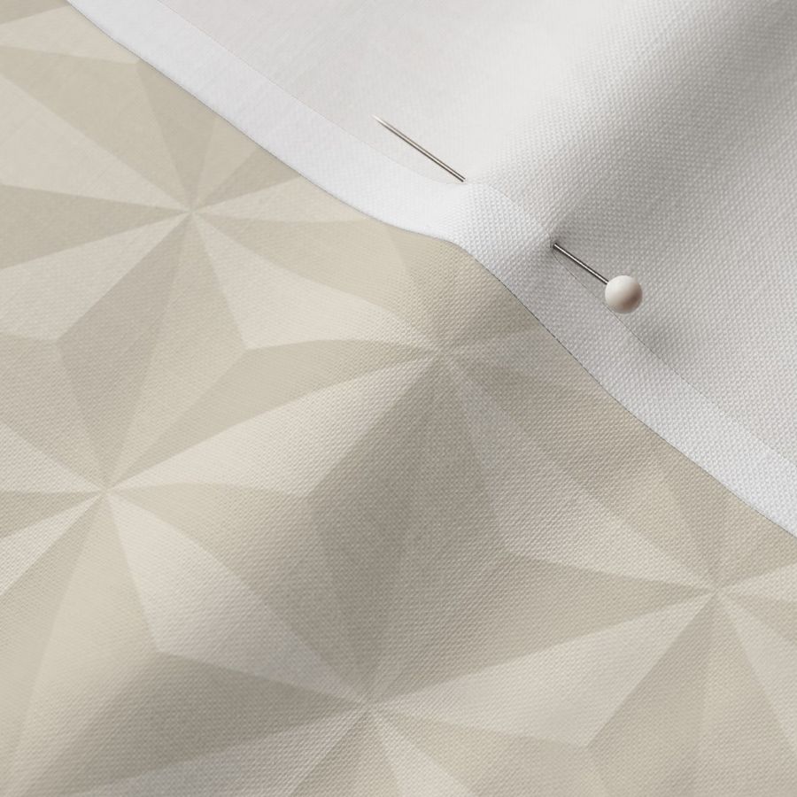 (M) Cosmic Prism Geometry in Ivory: Warm Neutrals for Home Accents