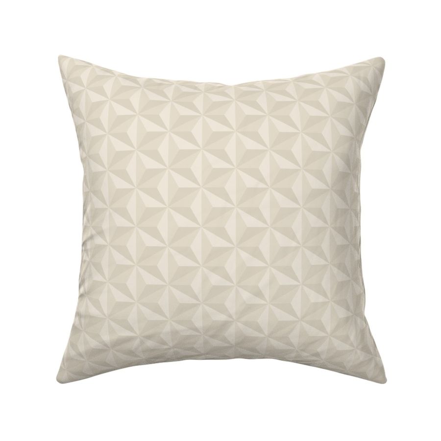 (M) Cosmic Prism Geometry in Ivory: Warm Neutrals for Home Accents