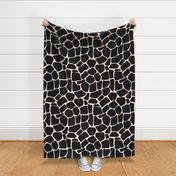 Geometric Giraffe print hand drawn Large