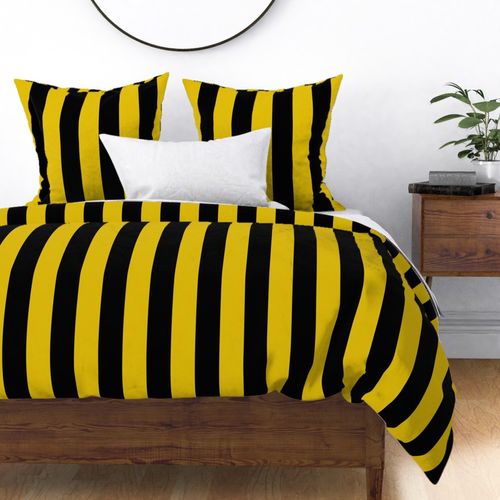 large awning stripes_dijon yellow and black 