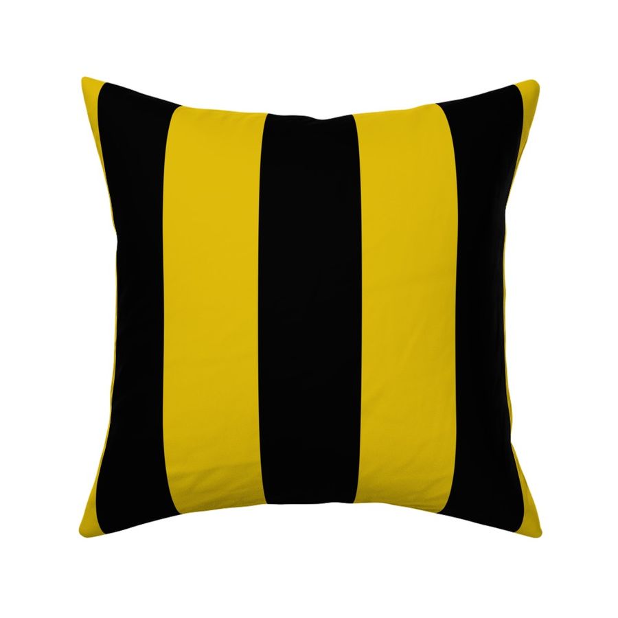 large awning stripes_dijon yellow and black 