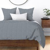 Textural Houndstooth (Medium) - Medium Gray & Charcoal Gray