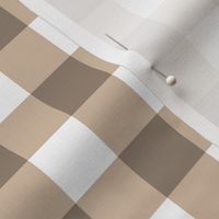 1” Hot Cocoa Gingham Check