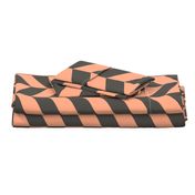 Sweet-kitschy-soft-pastel-darker-salmon-pink-and-dark-reddish-brown-chevron-zigzag-XL-jumbo