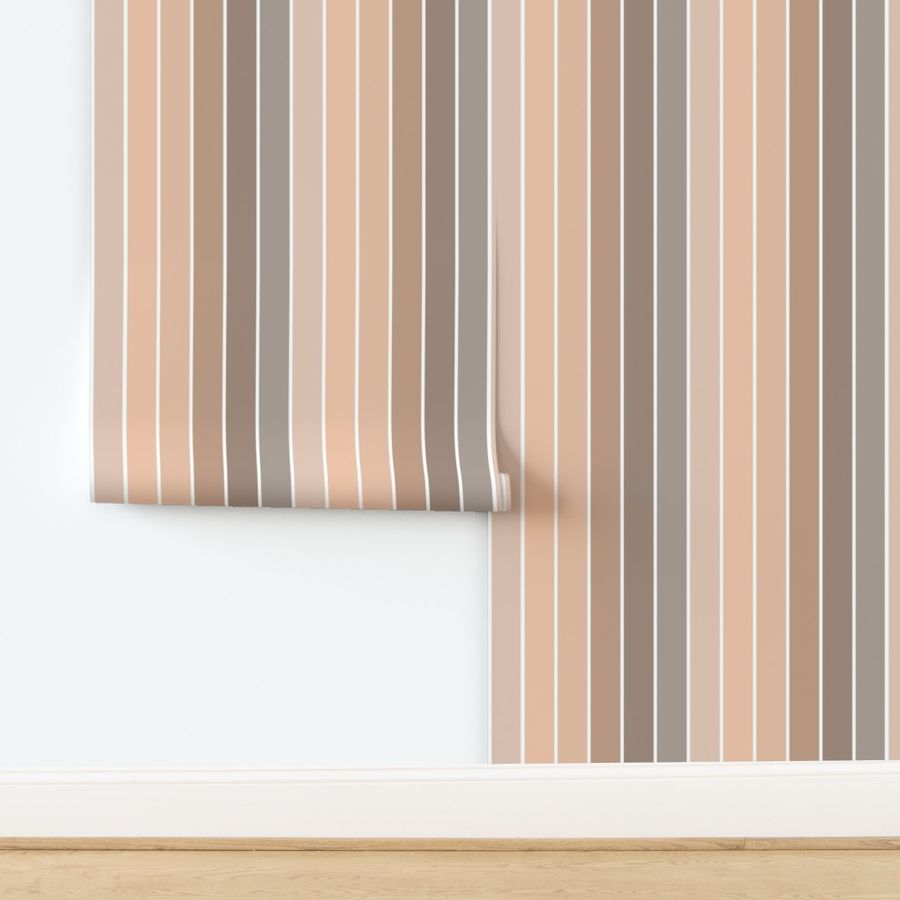 vertical stripes -tan