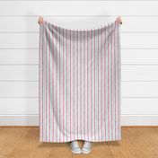 (With Texture) Summer Holiday Stripe. Pink, turquoise and white. Bedding. Sheets.