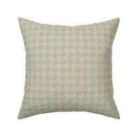 Textural Houndstooth (Medium) - Beige & Sage Green