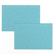 Whimsical Winter Snow on Light Blue