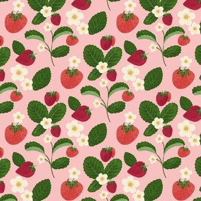 Strawberry Floral 