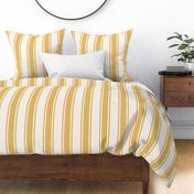 Traditional Wall Stripe-Goldenrod- Large Scale