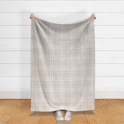 Neutral Farmhouse Plaid in Greige