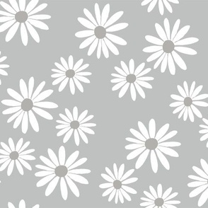 White Daisies, Grey