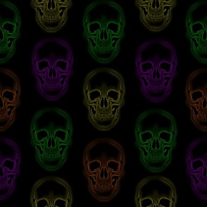 Neon Skulls