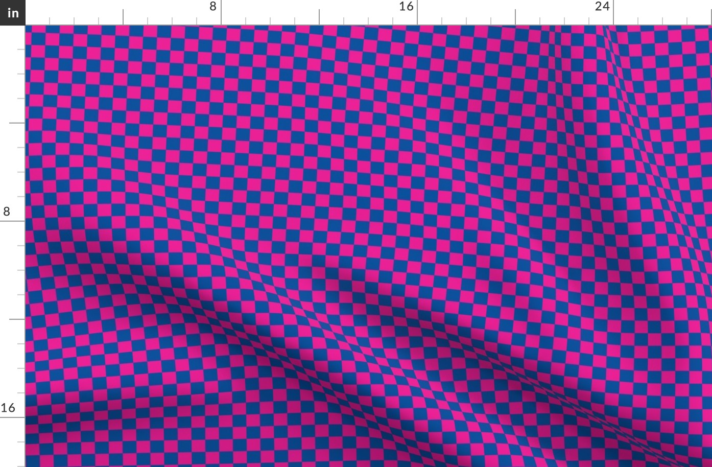 pink blue checkerboard