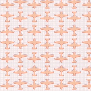 Airplane Tweed - Soft Peach