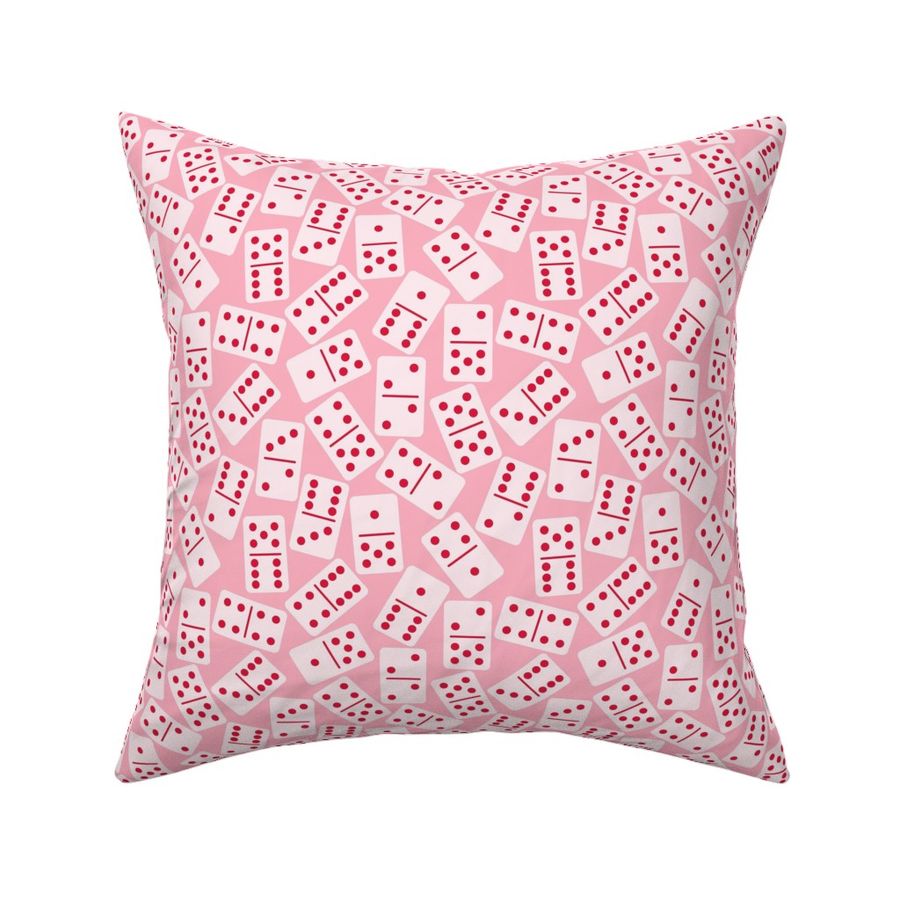 Domino Chat - Pink Crimson 3 - Small