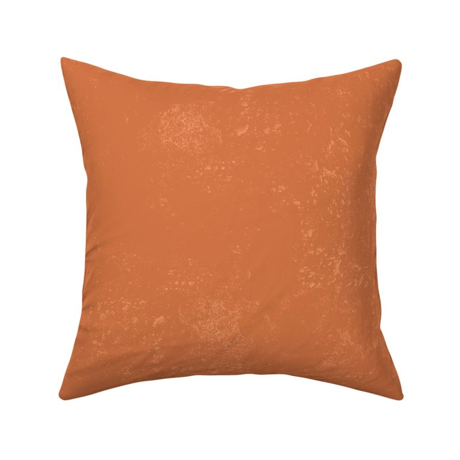 Medium Pumpkin Orange Natural Leather Stone Textured Solid #d47645