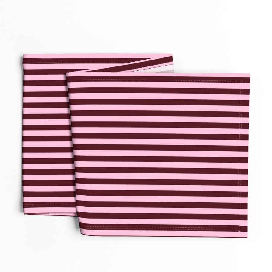 Small Cabana stripe - Burgundy Red and pink - Candy stripe - Awning stripes - nautical - Striped wallpaper - resort coastal sunbrella tiki vertical red pink stripe