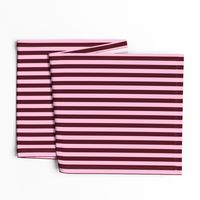 Small Cabana stripe - Burgundy Red and pink - Candy stripe - Awning stripes - nautical - Striped wallpaper - resort coastal sunbrella tiki vertical red pink stripe