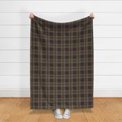 Medium Textured Linen Style Farmhouse Plaid